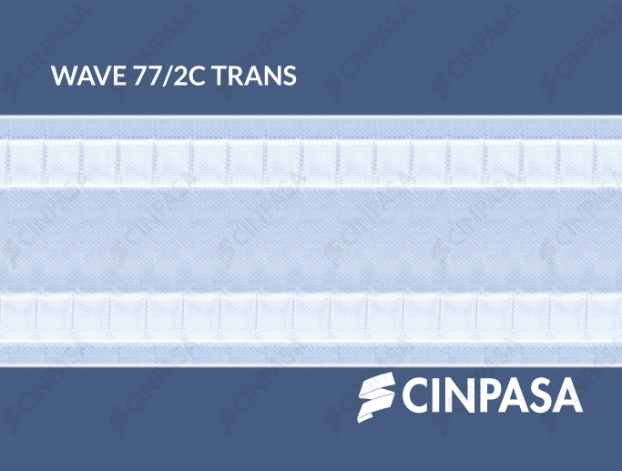  Transparent Perfect Wave Tape with 2 Type C Pocket 